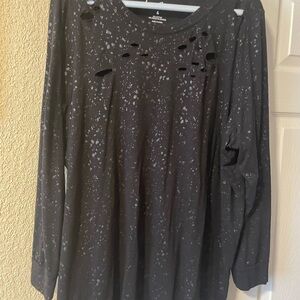 New Lovesick Black Long Sleeve Top 4x torrid size